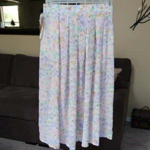 NWT Laura & Jayne Collection sz 12 pastel skirt